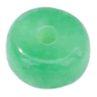 翡翠圆珠车轮隔片算盘珠玉石隔珠平安扣薄片手链垫片项链