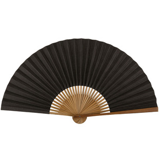 古风扇子中国风汉服折扇男女式随身黑扇白色扇空白宣纸扇题字定制