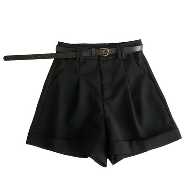 高腰简约百搭短裤裤子