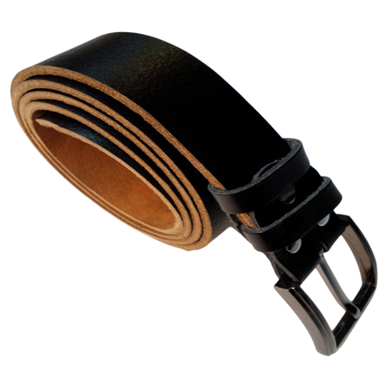 100%正宗手工纯皮真牛皮带电工牛仔裤带条带孔腰带男复古针扣打孔