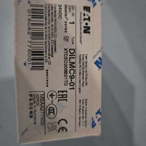议价伊顿穆勒DILMC9-01(24VDC) 进口小型高性能接触器原装正品