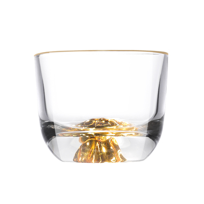 中式玻璃100ml烈酒杯金山白酒杯