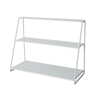 三层阶梯置物架 北欧桌面收纳架 咖啡杯展示架客厅铁艺多层整理架