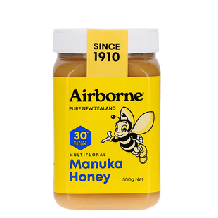 直邮特价新西兰进口Airborne艾尔邦尼蜂蜜野花丛林液体麦卢卡蜂蜜