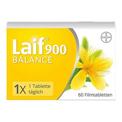 德国拜耳Bayer Laif圣约翰草缓解抑郁情绪调节片60片 德国进口