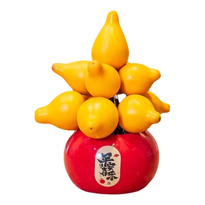 五代同堂果黄金果喜庆年宵佳花材