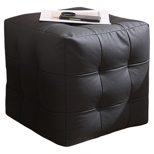 魔方凳四方沙发凳客厅卧室床头尾换鞋皮质小坐墩子轻奢脚踏矮凳子