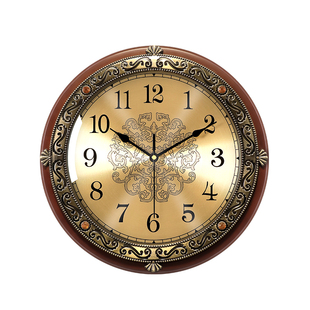 美式复古挂钟客厅2026新款中古欧式实木高端时钟表挂墙轻奢高级感