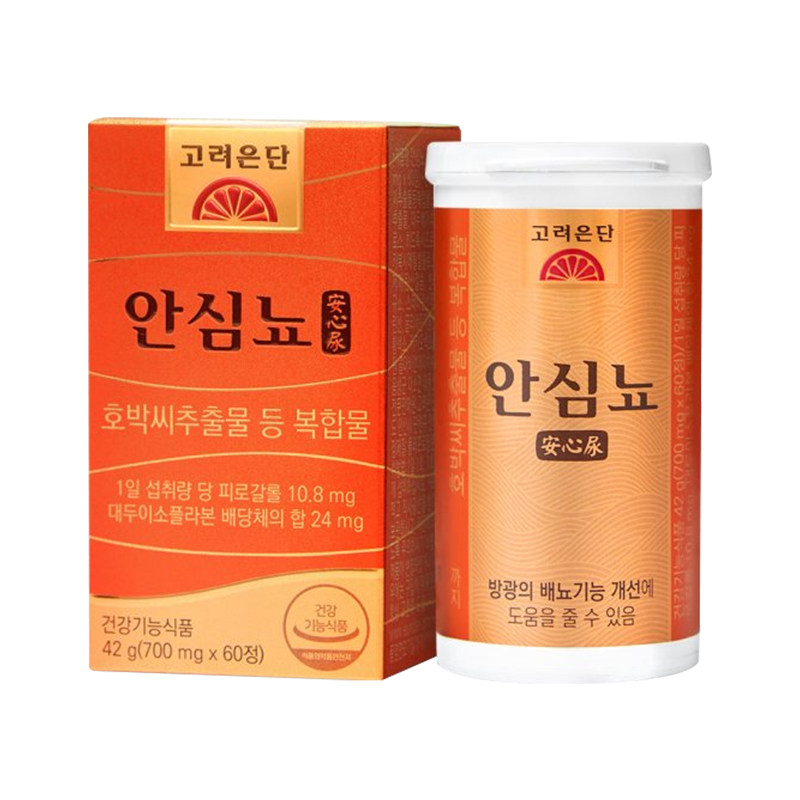 韩国直邮高丽银丹安心尿60粒