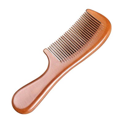 追师桃木梳子家用静电檀木随身梳按摩男士女士长发专用梳木梳梳头