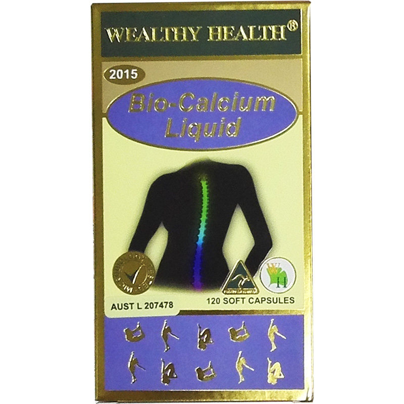 wealthyhealth富康液体钙120粒
