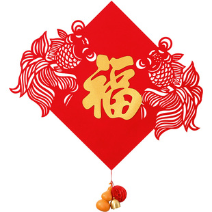 新款2026马年入户门贴福字葫芦挂件新年装饰春节过年布置家用创意