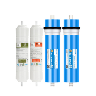 诺华清源水族ro机滤芯鱼缸换水反渗透纯水机滤芯套装RO膜快接pp棉