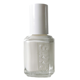 美国正品ESSIE指甲油63 marshmallow 024白色棉花糖百搭乳白免烤