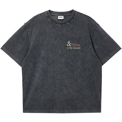 杰克琼斯复古重磅纯棉宽松T恤