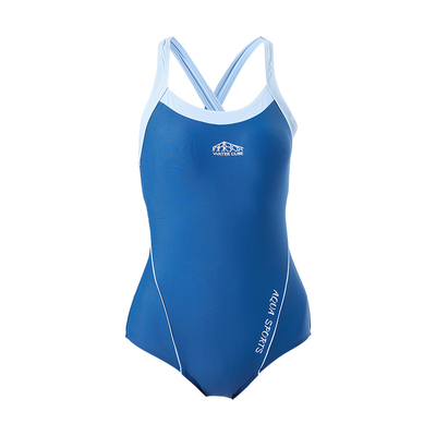 水立方连体泳衣竞技训练保守泳装