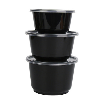 加厚一次性碗圆形商用外卖打包盒