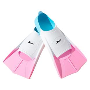 特步游泳脚蹼专用成人儿童潜水训练短脚蹼自由泳男女蛙泳专业装备