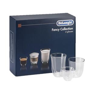 [新年礼物]delonghi德龙双层咖啡杯玻璃杯礼盒装 内含6只杯子