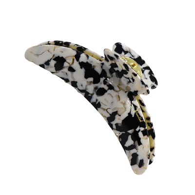 parcelona轻奢系列黑白碎花抓夹