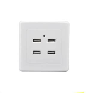 86型低压36V转5V二孔USB二口USB插座面板四孔USB插座220V充电插座