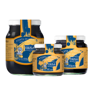 西班牙进口欧萨墨鱼汁500g墨鱼汁面海鲜饭意面烘焙酱料原料商用