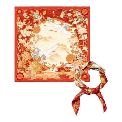 故宫淘宝玉堂富贵丝巾