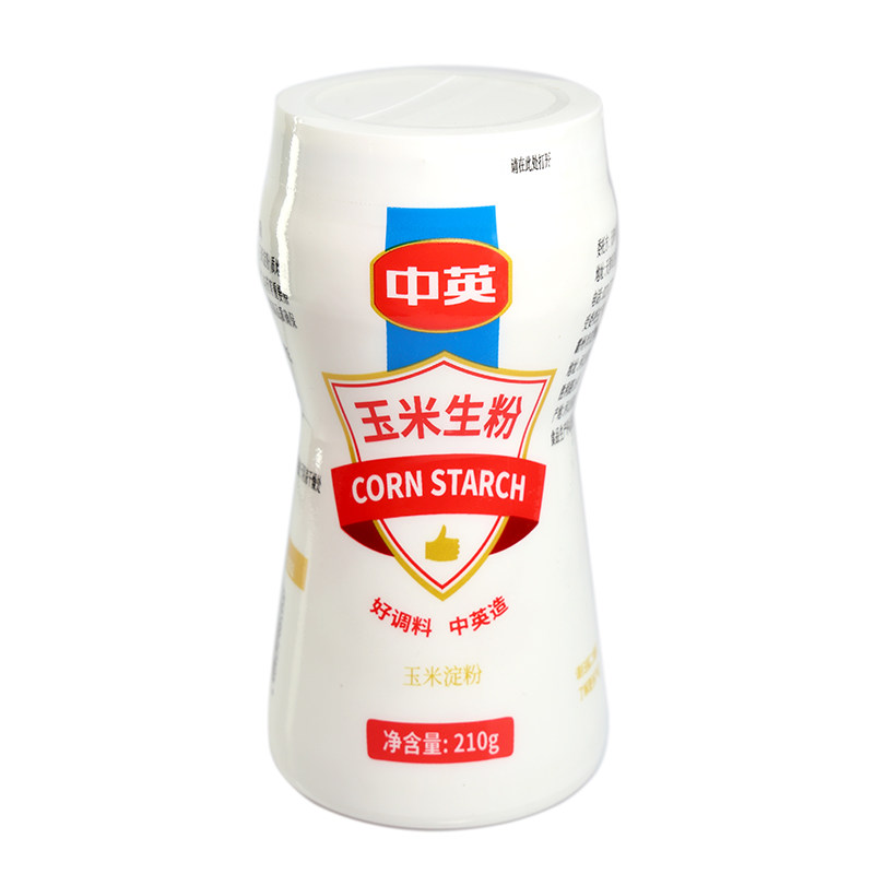 中英家用多功能瓶装210g玉米淀粉