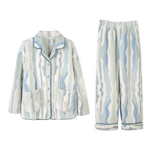 安之伴【巨保暖】睡衣女冬季珊瑚绒加厚秋冬款法兰绒家居服可外穿