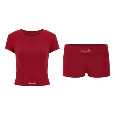 HiimDai搭配低腰裤首选辣妹套装