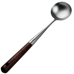 316不锈钢炒勺家用厨师专用炒勺食品级锅铲套装汤勺长柄炒菜勺子