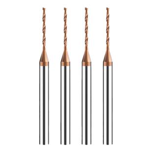 钨钢钻头定柄超硬硬质合金1 2 3mm细小打孔转头D4D5乌钢麻花钻咀