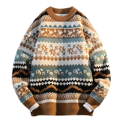 青少年毛衣男2025新款冬季大男孩针织衫男童套头12中学生韩版18岁