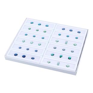 珠宝盒收纳盒戒面裸石展示盒亚克力透明长方形钻石盒彩宝宝石盒子