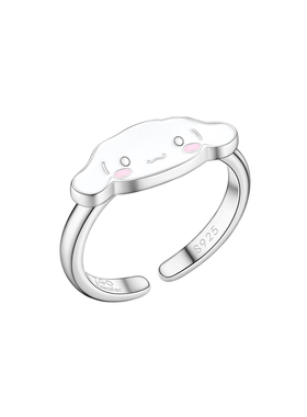 潮色绘三丽鸥联名玉桂狗戒指