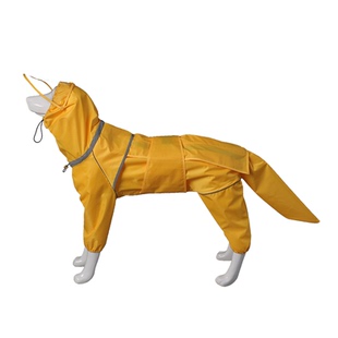 大狗雨衣中大型犬四腿全包护肚子狗狗防雨衣服金毛边牧阿拉不拉多