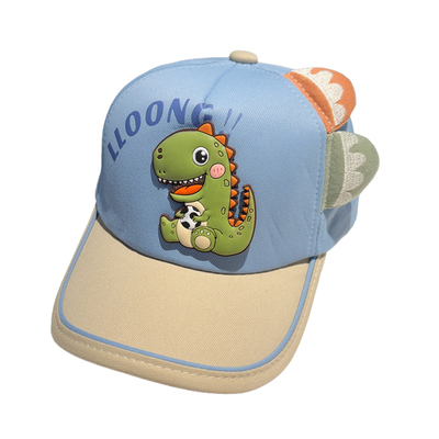 春秋薄款儿童户外恐龙防晒棒球帽