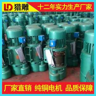猎雕CD1型钢丝绳电动葫芦220V1吨2T3T5T10T升降提升机起重电葫芦