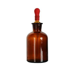 精玻玻璃滴瓶30/60/125ml加厚防腐蚀带刻度标识密封分装瓶耐高温灭菌重复使用实验室避光绿色环保防脱落设计