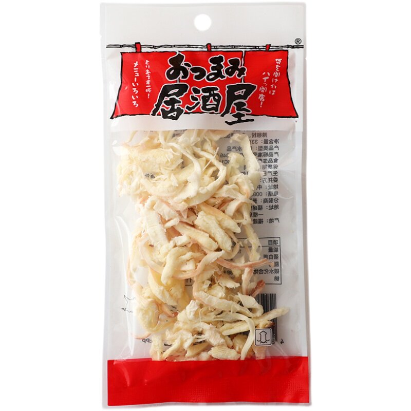 居酒屋墨鱼烤丝即食海产零食