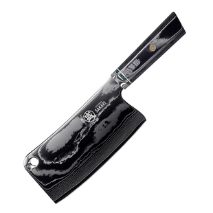 日本三本盛进口大马士革厨刀钢刀菜刀家用中华切片刀厨房专用刀具