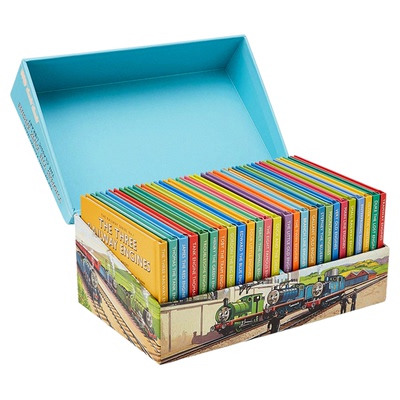 托马斯和他的朋友们原著手绘26册英文原版绘本 Thomas The Tank Engine The Classic Library 70周年纪念典藏版早教启蒙图画故事书