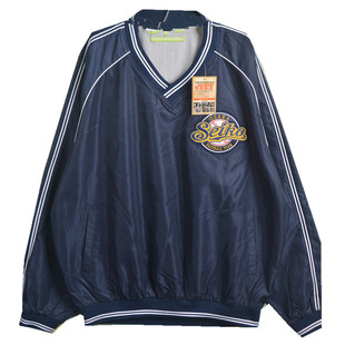 Vintage古着复古运动霹雳撞色冲锋衣棒球服薄款套头休闲男女款