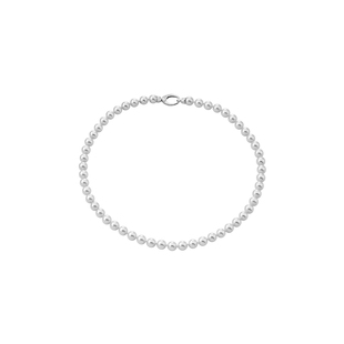 MAJORICA/美娇丽佳手作珍珠项链女锁骨链全珠轻奢10mm手作珍珠新