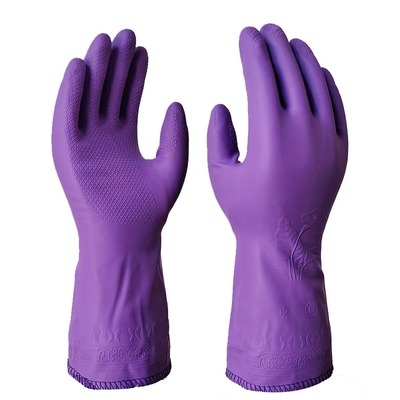 保暖东亚加绒胶皮清洁洗碗手套