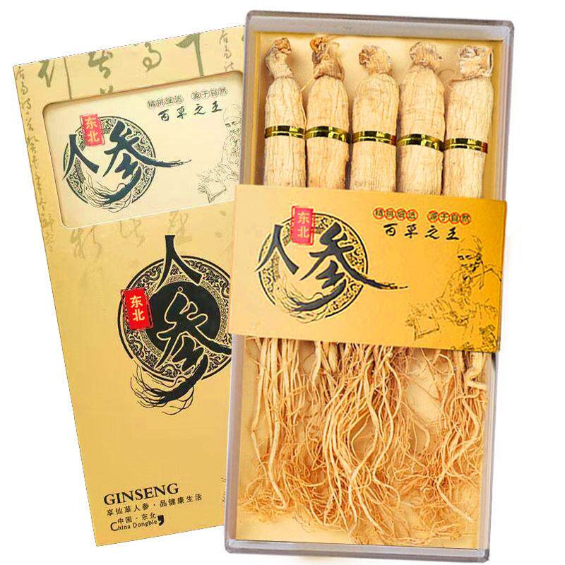 圆耳牛长白山老干参煲汤泡酒