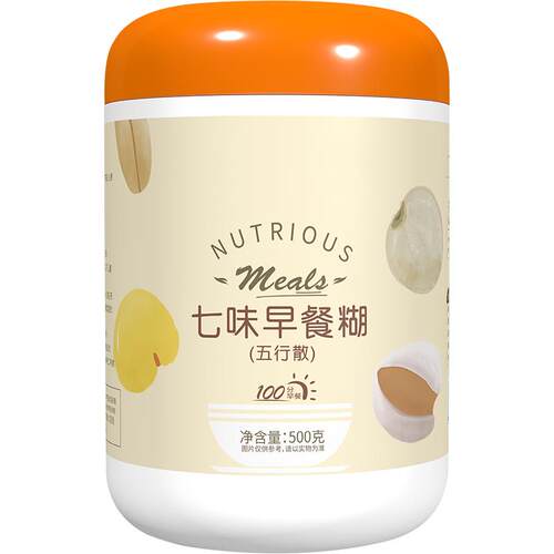 七味早餐糊薏米芡实山药粉营养早餐食品500g五行脾健散