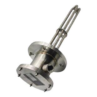 防爆加热管380v大功率工业水箱导油电热管封闭空气干烧加热棒定制