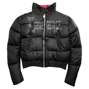 DETW 25AW“红星”红内立领两形态盔甲弯刀袖造型设计感羽绒棉服