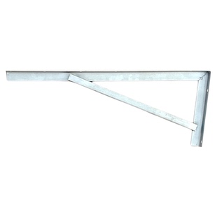 雨棚支架遮雨棚倾斜三角支撑架角铁支架80度雨棚托架雨挡镀锌雨挡